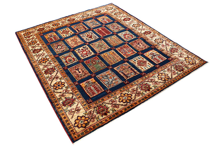 Royal Blue Bakhtiar 5' 1 x 6' 1 - No. 56976 - ALRUG Rug Store