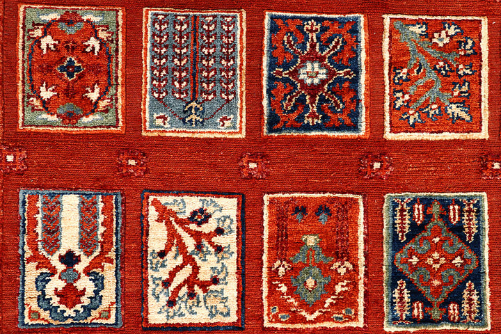 Orange Red Bakhtiar 5' 10 x 7' 9 - No. 56979 - ALRUG Rug Store