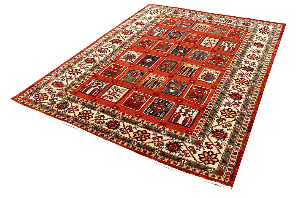 Orange Red Bakhtiar 5' 10 x 7' 9 - No. 56979 - ALRUG Rug Store