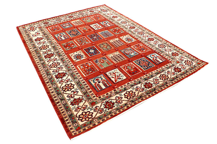 Orange Red Bakhtiar 5' 10 x 7' 9 - No. 56979 - ALRUG Rug Store