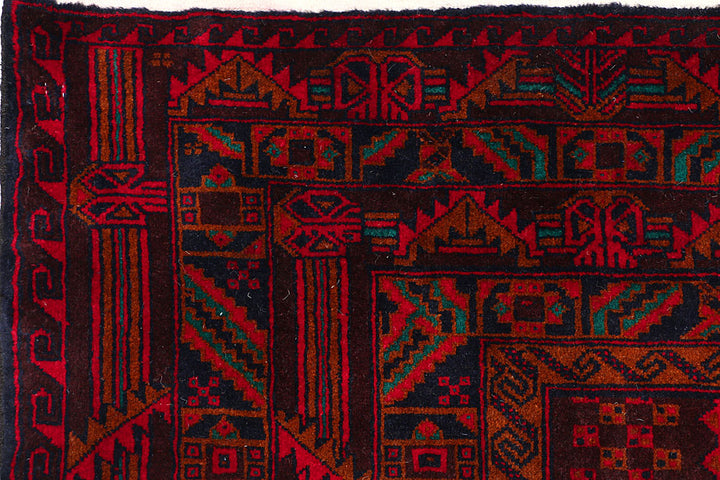 Multi Colored Baluchi 6' 11 x 10' 2 - No. 56981 - ALRUG Rug Store