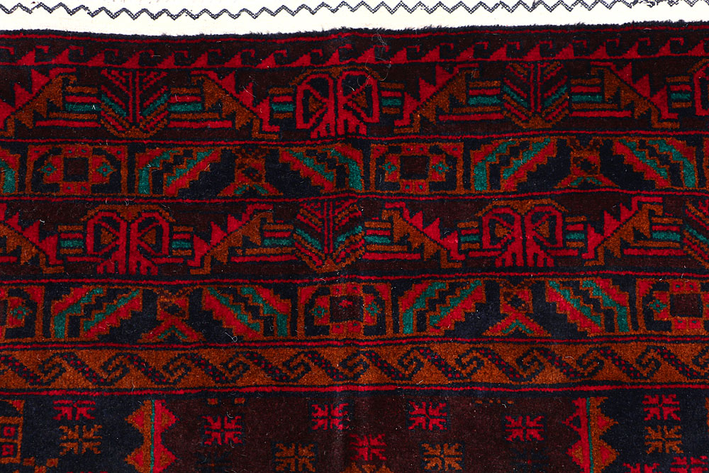 Multi Colored Baluchi 6' 11 x 10' 2 - No. 56981 - ALRUG Rug Store