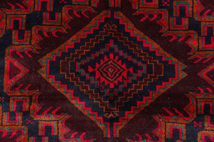 Multi Colored Baluchi 6' 11 x 10' 2 - No. 56981 - ALRUG Rug Store