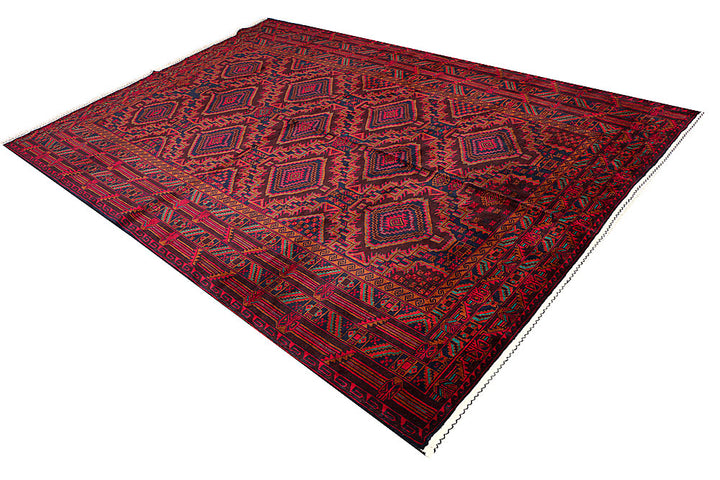 Multi Colored Baluchi 6' 11 x 10' 2 - No. 56981 - ALRUG Rug Store