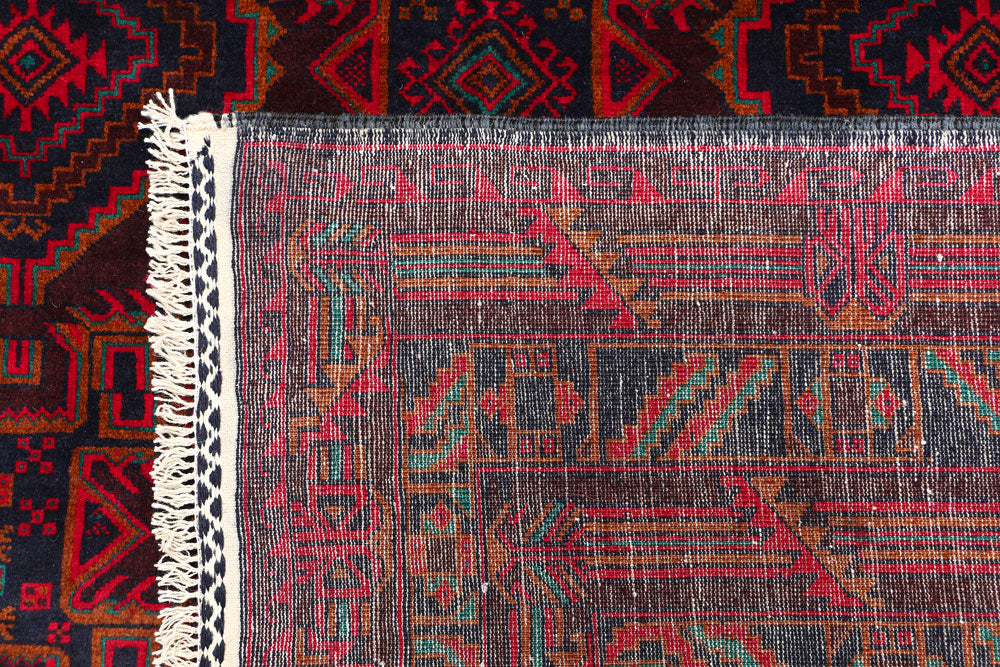 Multi Colored Baluchi 6' 11 x 10' 2 - No. 56981 - ALRUG Rug Store