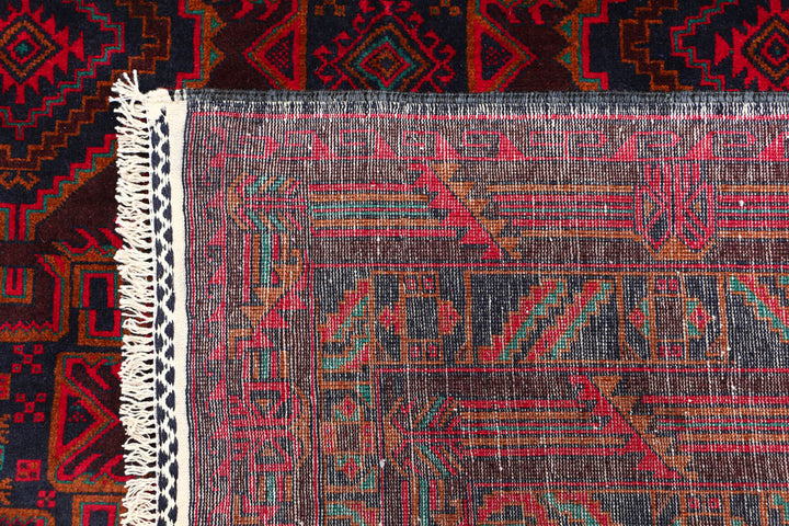 Multi Colored Baluchi 6' 11 x 10' 2 - No. 56981 - ALRUG Rug Store