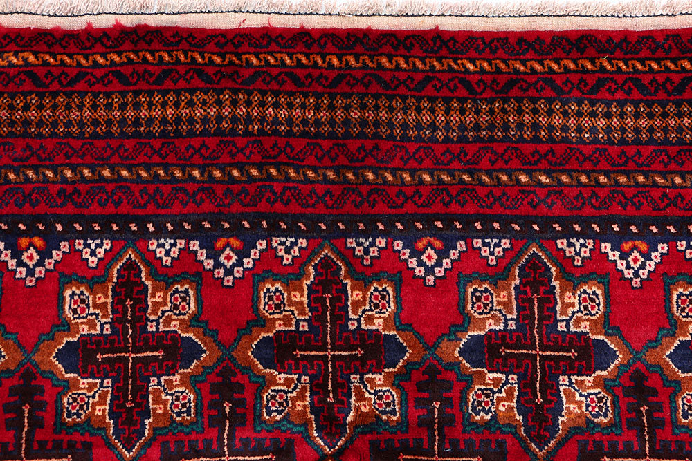 Firebrick Baluchi 5' 11 x 9' 1 - No. 56982 - ALRUG Rug Store