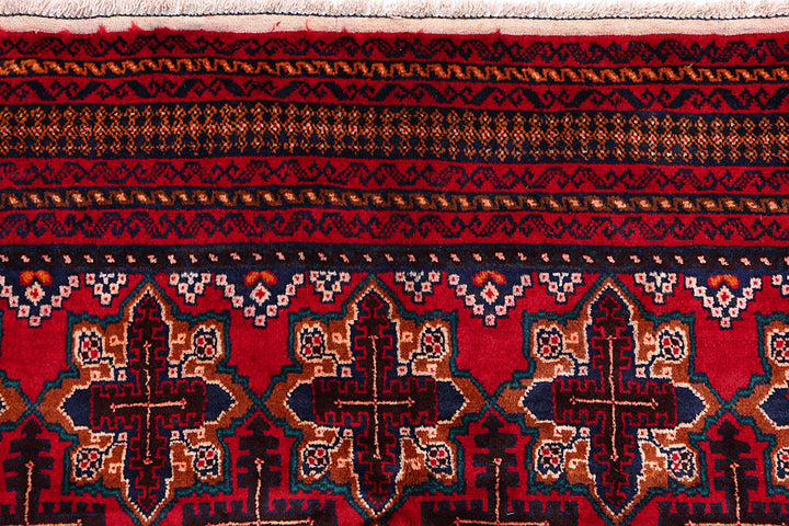 Firebrick Baluchi 5' 11 x 9' 1 - No. 56982 - ALRUG Rug Store