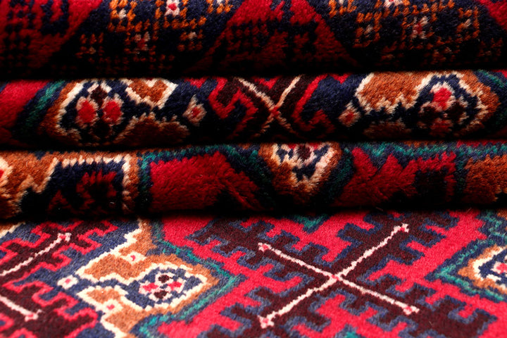 Firebrick Baluchi 5' 11 x 9' 1 - No. 56982 - ALRUG Rug Store