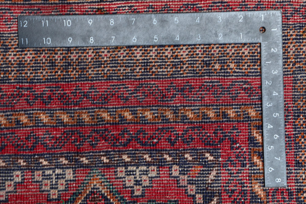Firebrick Baluchi 5' 11 x 9' 1 - No. 56982 - ALRUG Rug Store
