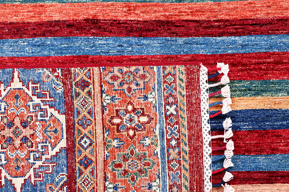 Multi Colored Kazak 5' 10 x 8' 3 - No. 57029 - ALRUG Rug Store