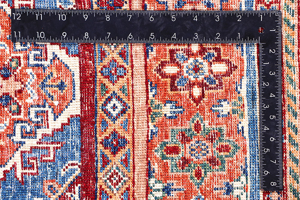 Multi Colored Kazak 5' 10 x 8' 3 - No. 57029 - ALRUG Rug Store