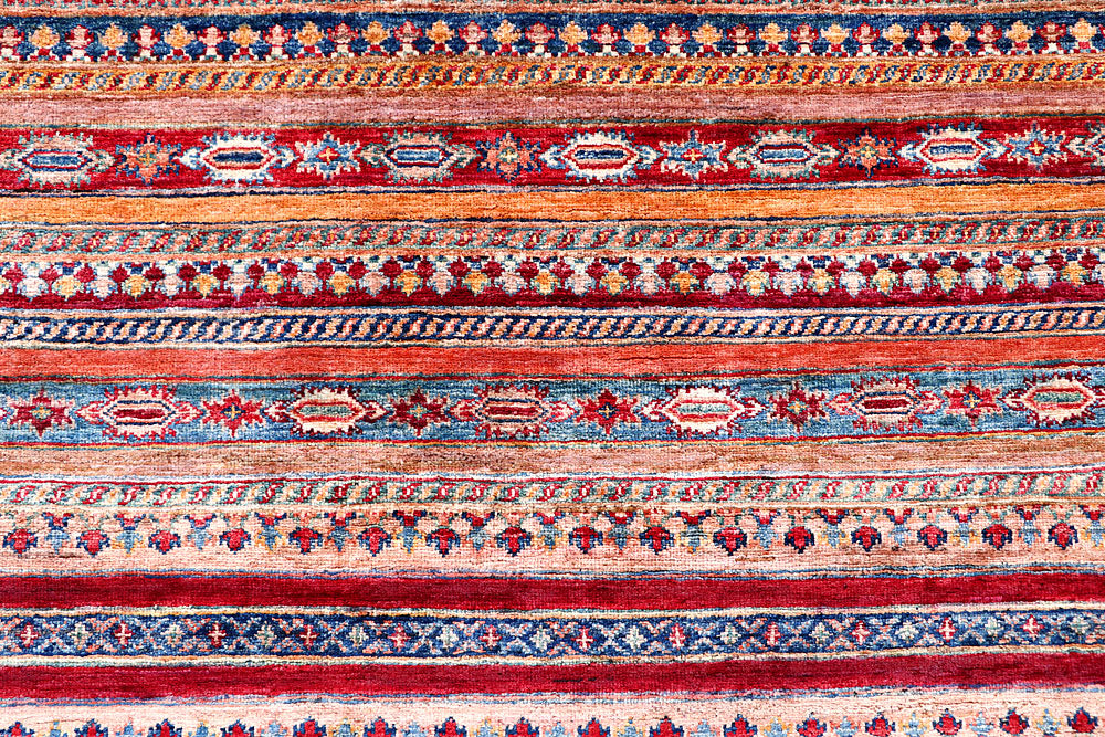 Multi Colored Kazak 5' 7 x 7' 9 - No. 57033 - ALRUG Rug Store