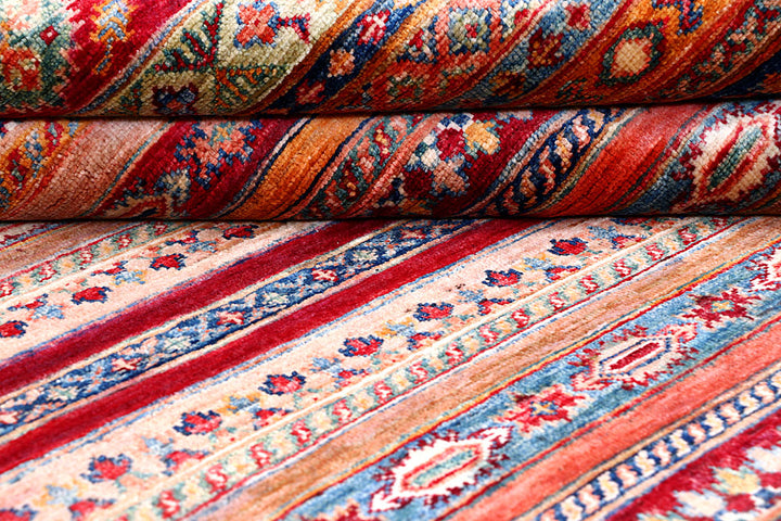 Multi Colored Kazak 5' 7 x 7' 9 - No. 57033 - ALRUG Rug Store