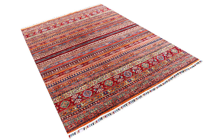 Multi Colored Kazak 5' 7 x 7' 9 - No. 57033 - ALRUG Rug Store
