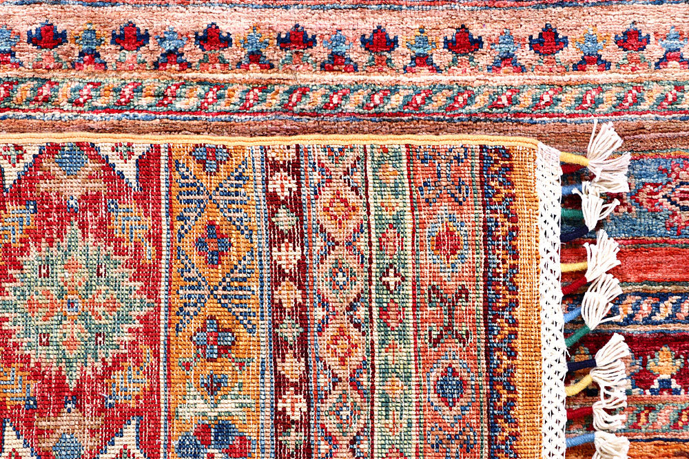 Multi Colored Kazak 5' 7 x 7' 9 - No. 57033 - ALRUG Rug Store