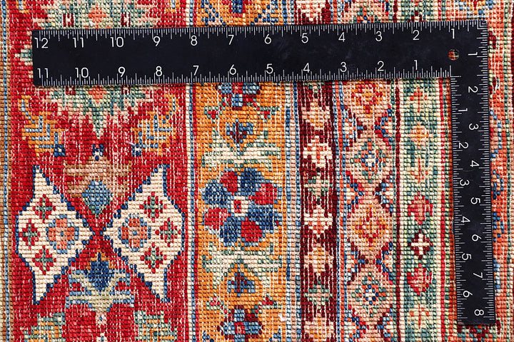 Multi Colored Kazak 5' 7 x 7' 9 - No. 57033 - ALRUG Rug Store