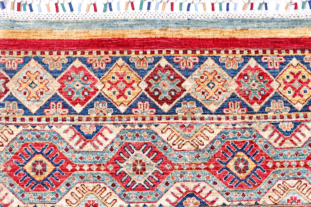 Multi Colored Kazak 7' 11 x 10' - No. 57049 - ALRUG Rug Store