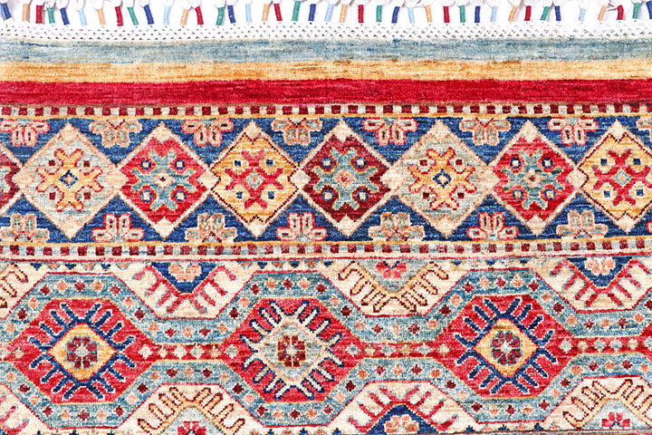 Multi Colored Kazak 7' 11 x 10' - No. 57049 - ALRUG Rug Store
