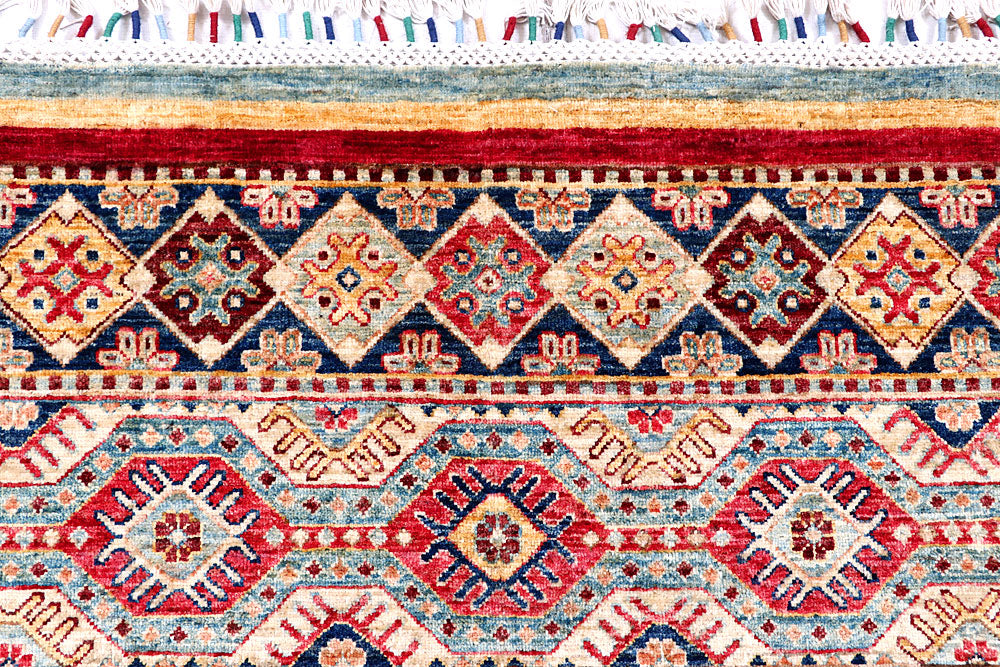 Multi Colored Kazak 7' 11 x 10' - No. 57049 - ALRUG Rug Store