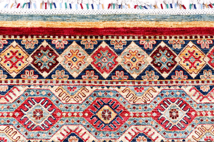 Multi Colored Kazak 7' 11 x 10' - No. 57049 - ALRUG Rug Store