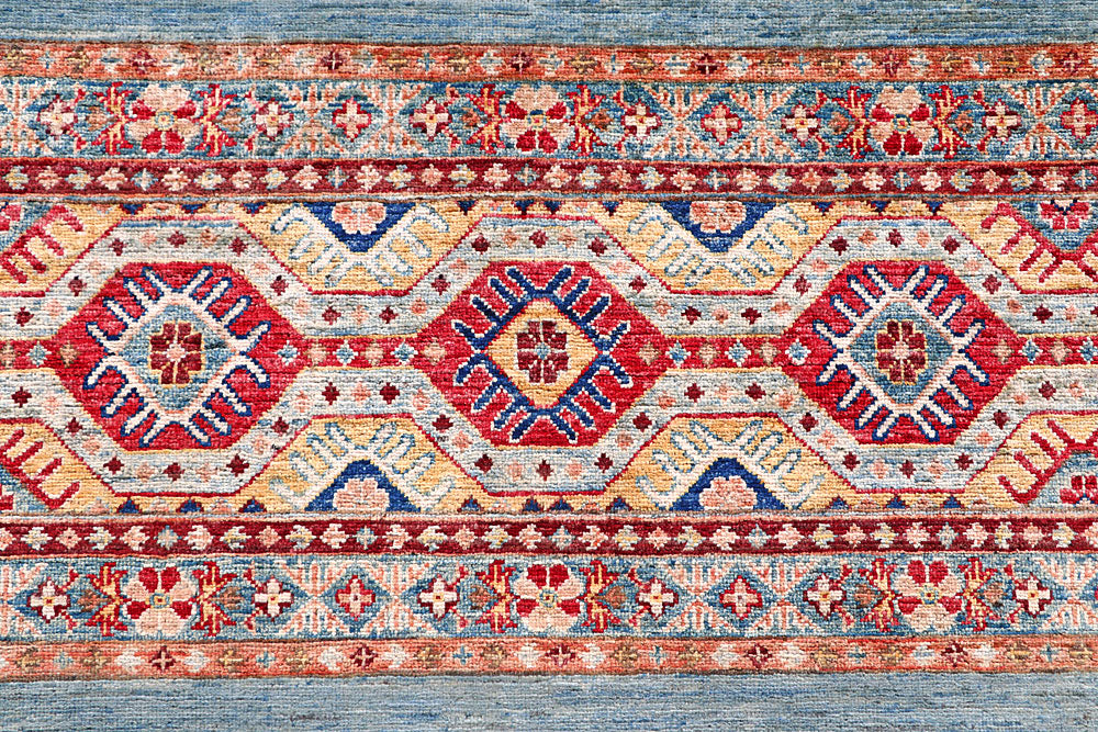 Multi Colored Kazak 7' 11 x 10' - No. 57049 - ALRUG Rug Store