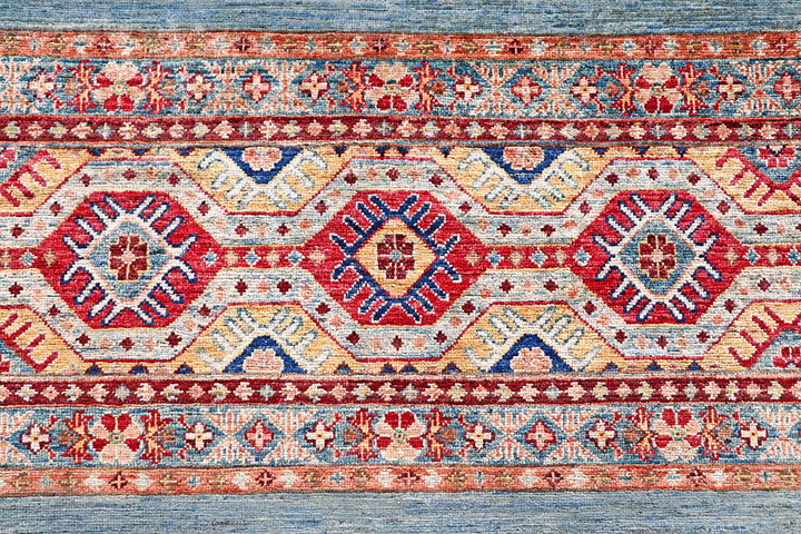 Multi Colored Kazak 7' 11 x 10' - No. 57049 - ALRUG Rug Store