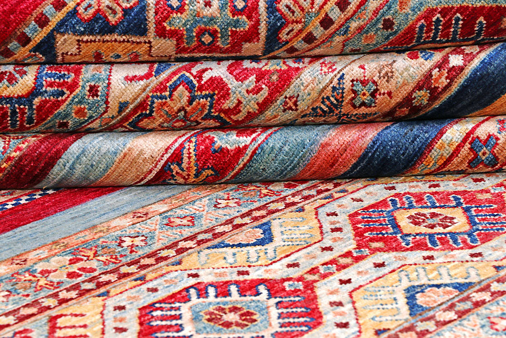 Multi Colored Kazak 7' 11 x 10' - No. 57049 - ALRUG Rug Store