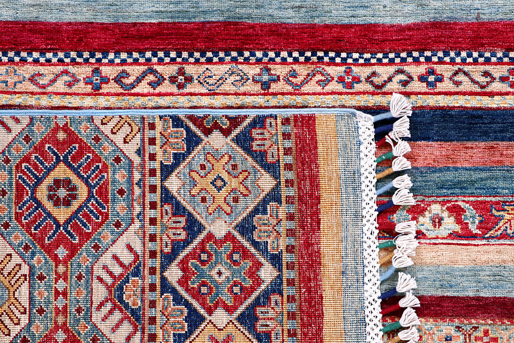 Multi Colored Kazak 7' 11 x 10' - No. 57049 - ALRUG Rug Store