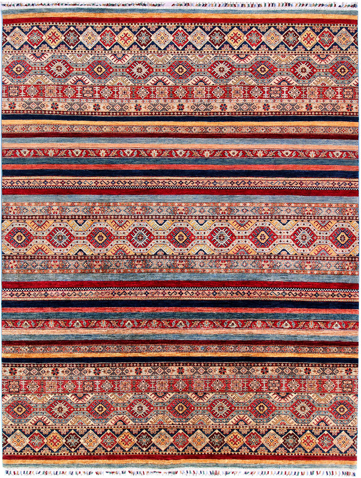 Multi Colored Kazak 7' 11 x 10' - No. 57049 - ALRUG Rug Store