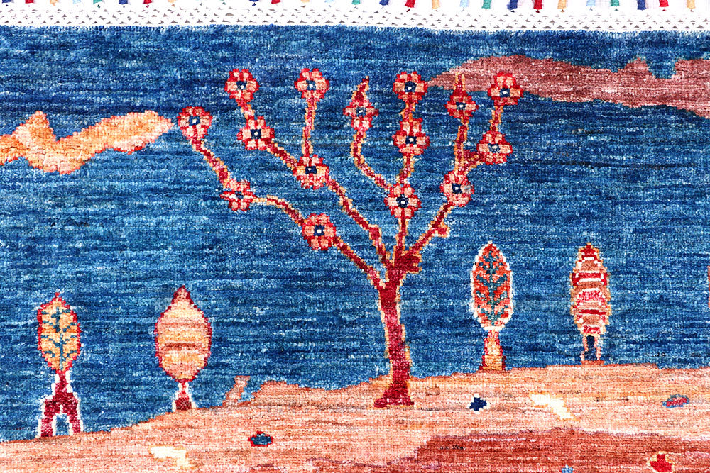 Multi Colored Gabbeh 5' 5 x 7' 9 - No. 57051 - ALRUG Rug Store