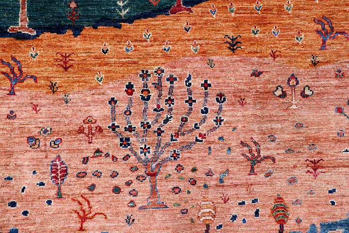 Multi Colored Gabbeh 5' 5 x 7' 9 - No. 57051 - ALRUG Rug Store