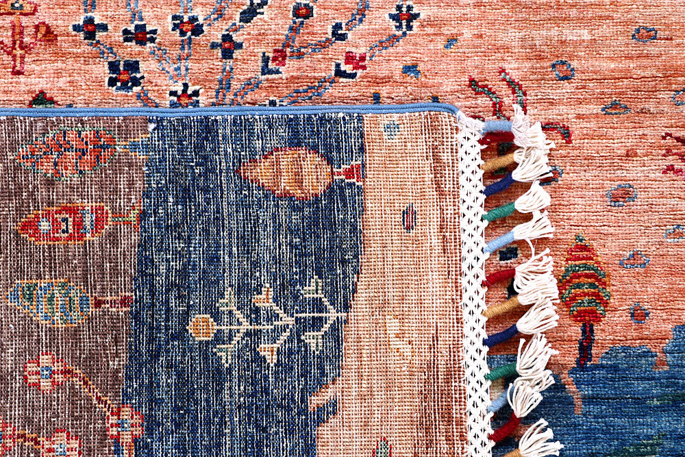 Multi Colored Gabbeh 5' 5 x 7' 9 - No. 57051 - ALRUG Rug Store