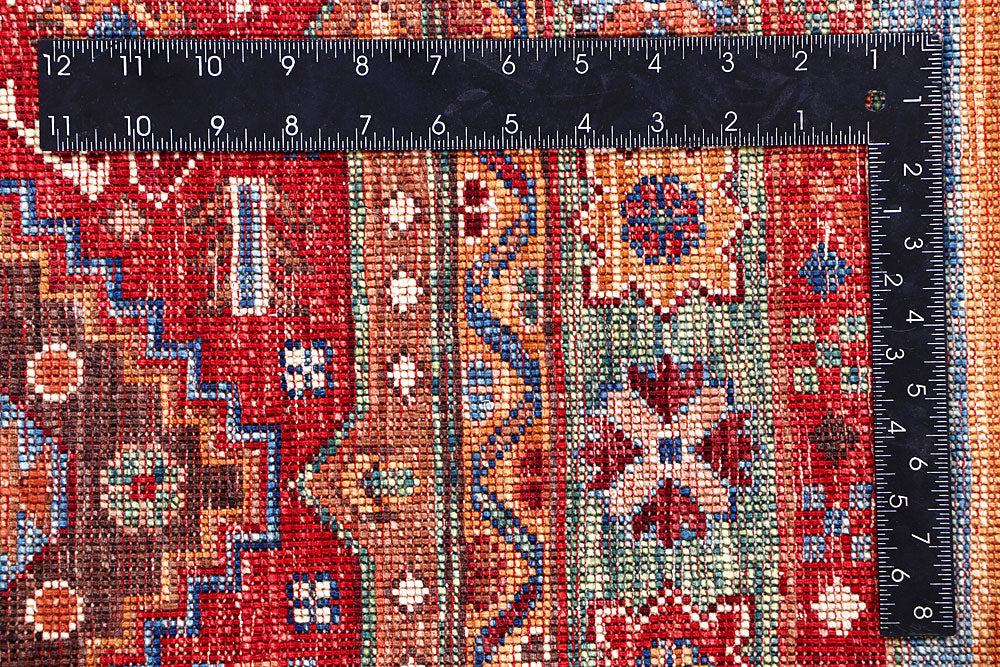 Multi Colored Kazak 5' 8 x 8' - No. 57068 - ALRUG Rug Store