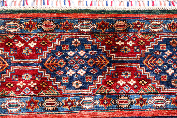 Multi Colored Kazak 4' 11 x 6' 8 - No. 57069 - ALRUG Rug Store