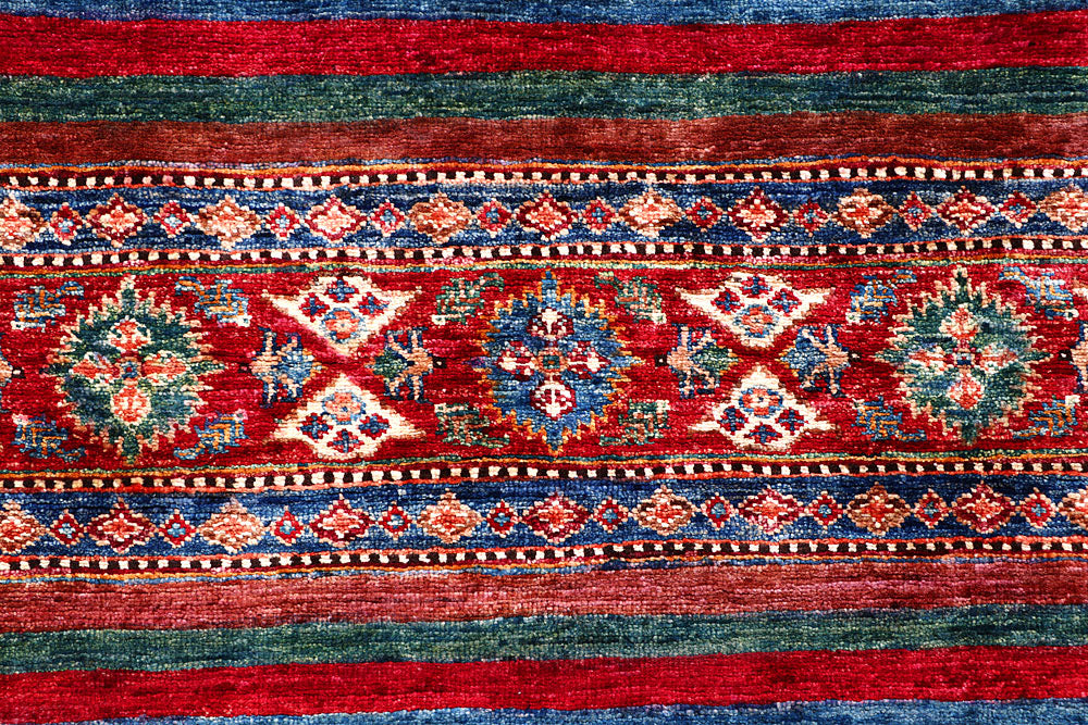 Multi Colored Kazak 4' 11 x 6' 8 - No. 57069 - ALRUG Rug Store
