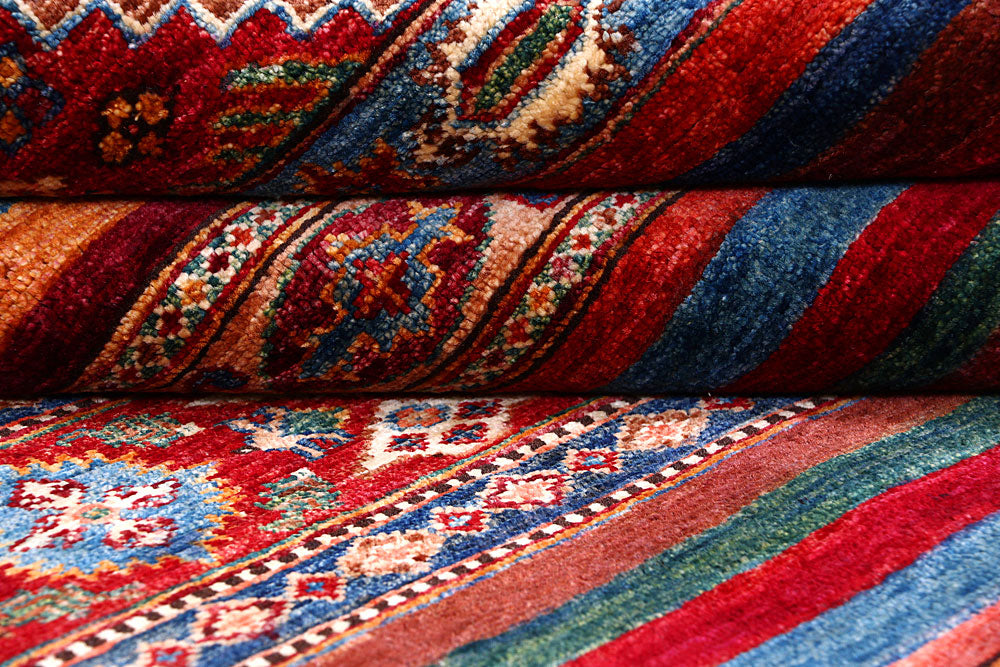 Multi Colored Kazak 4' 11 x 6' 8 - No. 57069 - ALRUG Rug Store