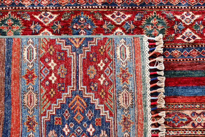 Multi Colored Kazak 4' 11 x 6' 8 - No. 57069 - ALRUG Rug Store