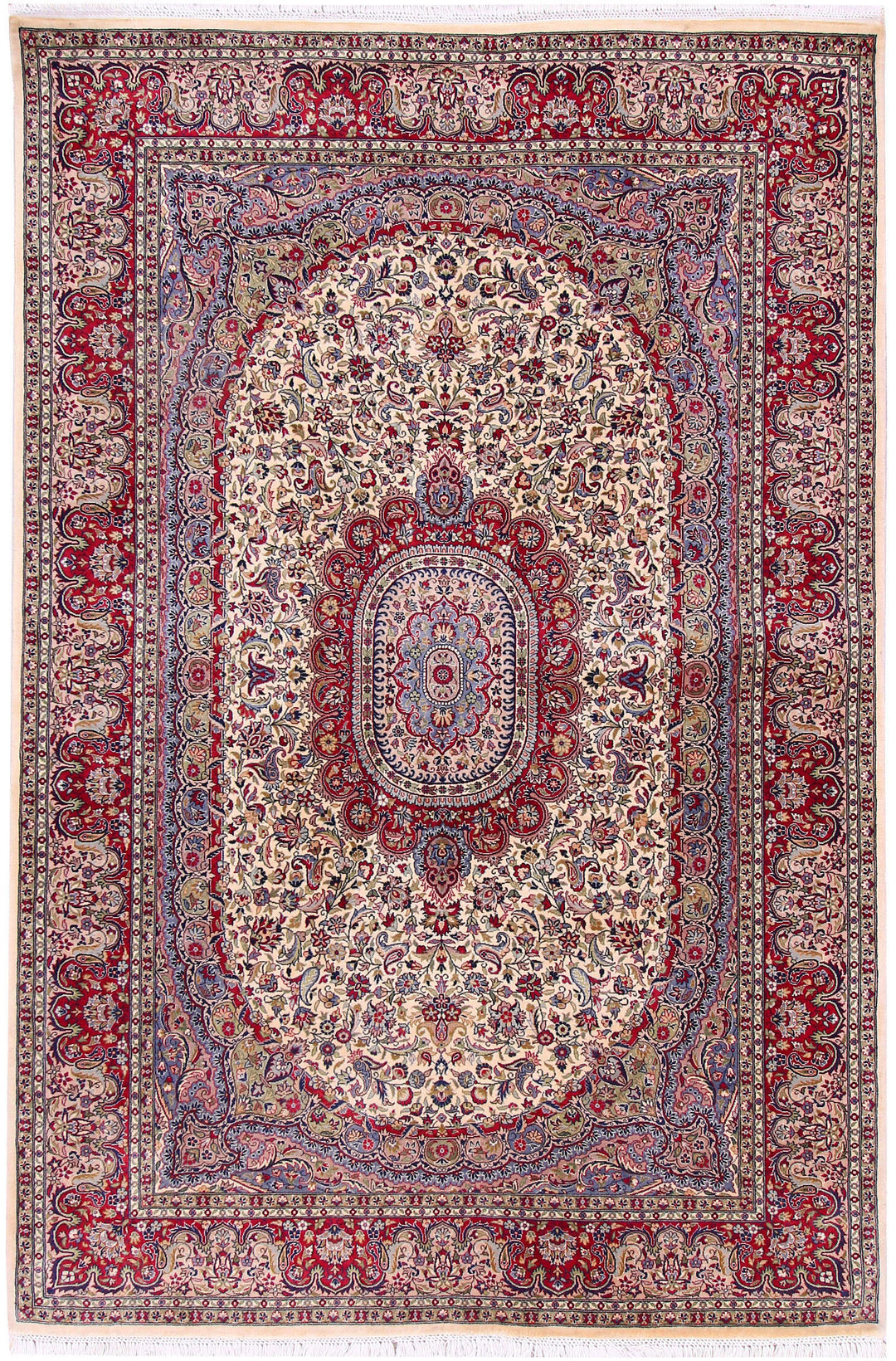 Cornsilk Isfahan 4' 8 x 7' - No. 57071 - ALRUG Rug Store
