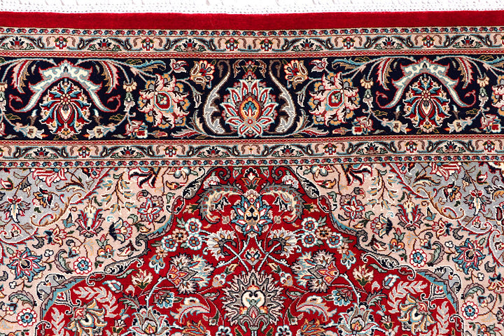 Firebrick Isfahan 4' 7 x 6' 10 - No. 57072 - ALRUG Rug Store
