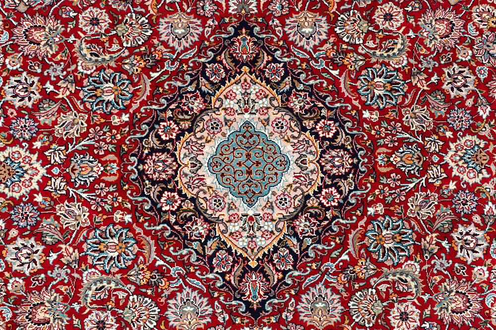 Firebrick Isfahan 4' 7 x 6' 10 - No. 57072 - ALRUG Rug Store