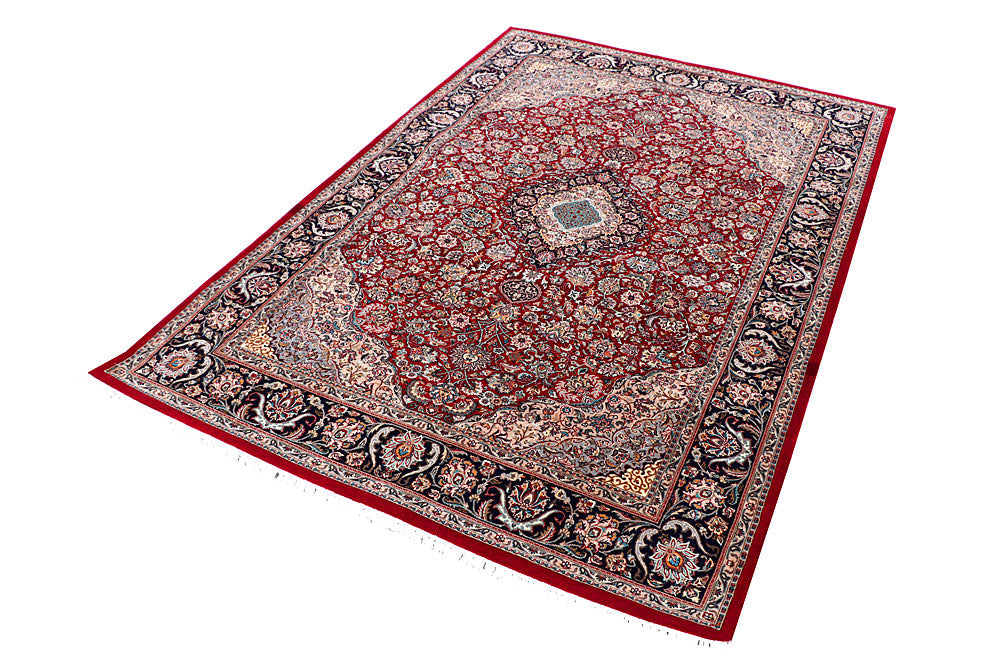Firebrick Isfahan 4' 7 x 6' 10 - No. 57072 - ALRUG Rug Store