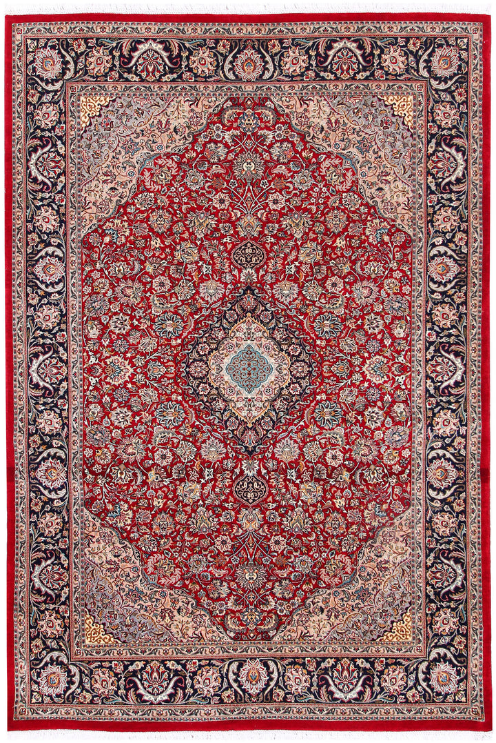 Firebrick Isfahan 4' 7 x 6' 10 - No. 57072 - ALRUG Rug Store