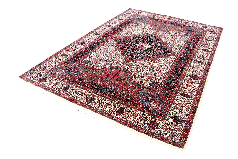 Cornsilk Isfahan 6' 1 x 9' 1 - No. 57074 - ALRUG Rug Store