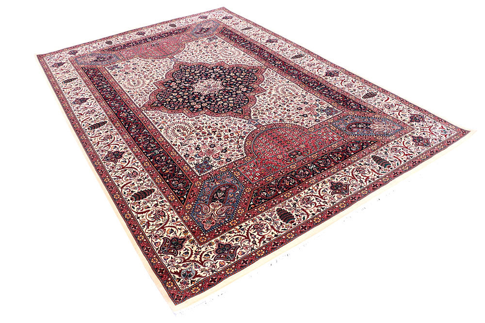 Cornsilk Isfahan 6' 1 x 9' 1 - No. 57074 - ALRUG Rug Store