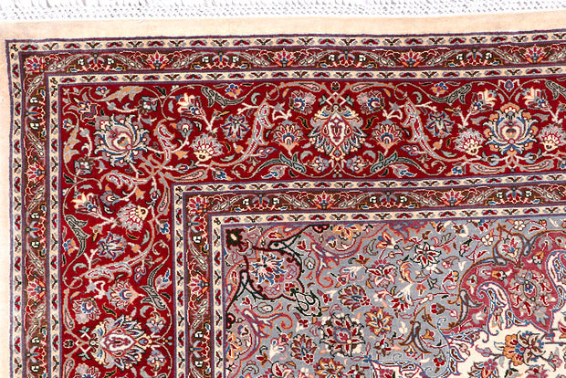 Blanched Almond Kashan 6' 2 x 9' 1 - No. 57078 - ALRUG Rug Store