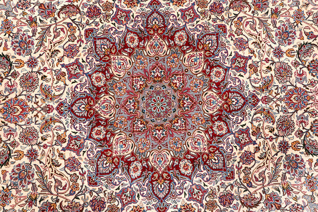 Blanched Almond Kashan 6' 2 x 9' 1 - No. 57078 - ALRUG Rug Store