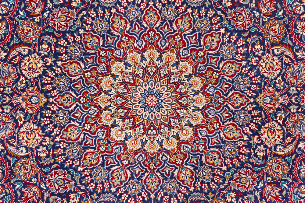 Navy Ardibil 4' 6 x 7' - No. 57079 - ALRUG Rug Store