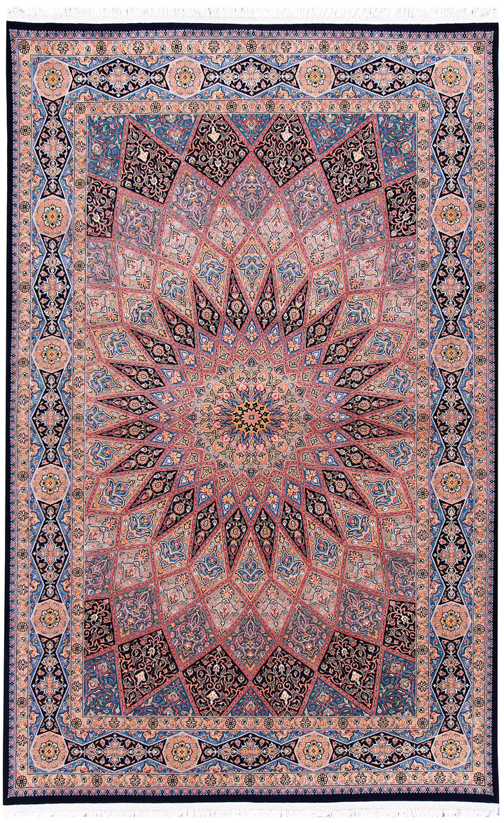 Multi Colored Gombud 4' 8 x 7' 3 - No. 57082 - ALRUG Rug Store