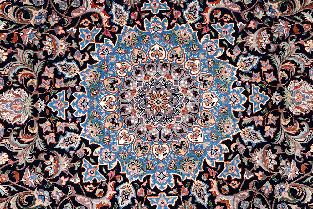 Black Ardibil 4' 6 x 7' - No. 57083 - ALRUG Rug Store